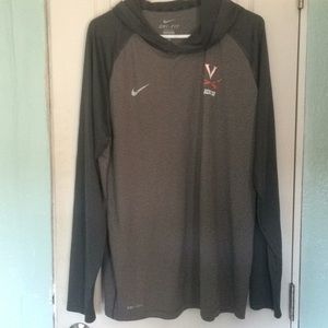 Nike virginia lacrosse hoodie dri fit